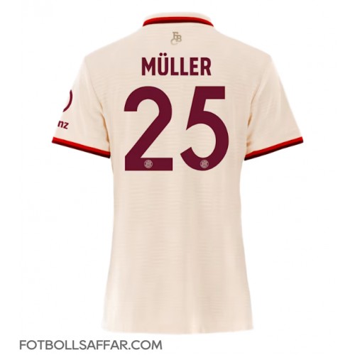 Bayern Munich Thomas Muller #25 Tredjeställ Dam 2024-25 Kortärmad